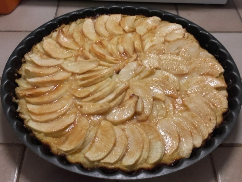 Cliquez pour zoomer ! Tarte aux pommes sans pâte Thermomix par Helma