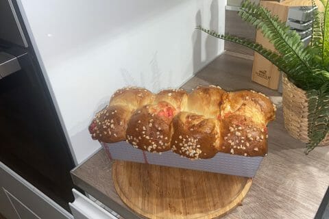 Cliquez pour zoomer ! Brioche aux pralines roses Thermomix par dimyasalyaaya