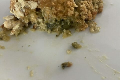 Cliquez pour zoomer ! Crumble poulet, courgettes et parmesan Thermomix par dimyasalyaaya