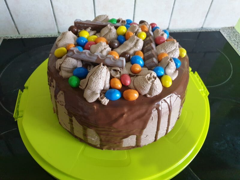 Cliquez pour zoomer ! Layer cake Kinder Bueno Thermomix par anne58@