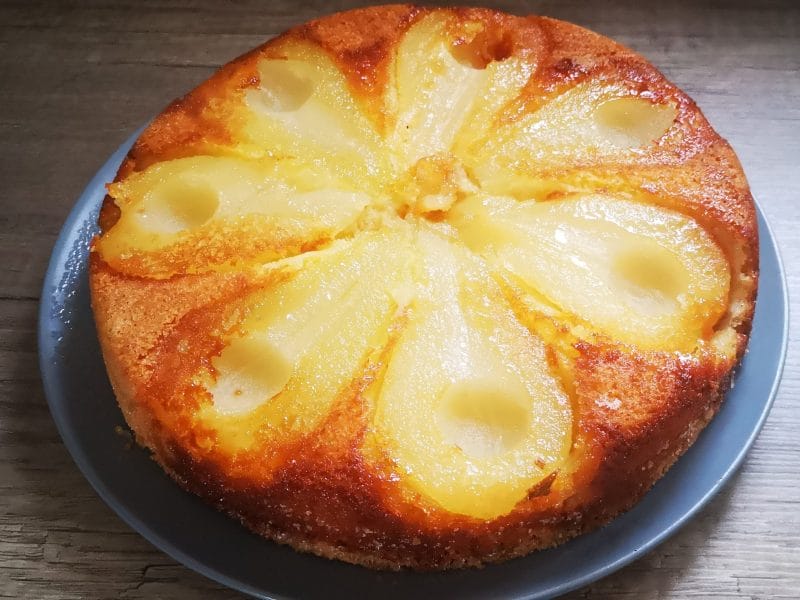 Cliquez pour zoomer ! Gâteau renversé aux poires Thermomix par cocorv2218