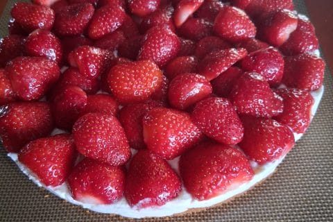 Cliquez pour zoomer ! Tarte aux fraises sans cuisson Thermomix par christine_460