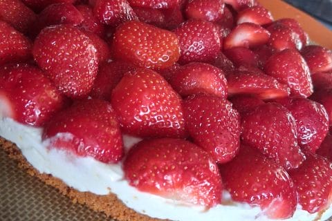 Cliquez pour zoomer ! Tarte aux fraises sans cuisson Thermomix par christine_460