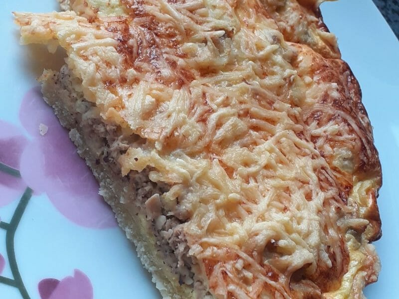 Cliquez pour zoomer ! Quiche au thon et aux noisettes Thermomix par christine_460