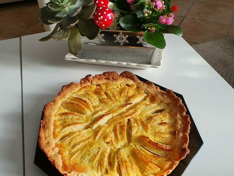 Cliquez pour zoomer ! Tarte normande aux pommes Thermomix par dauphinette0104