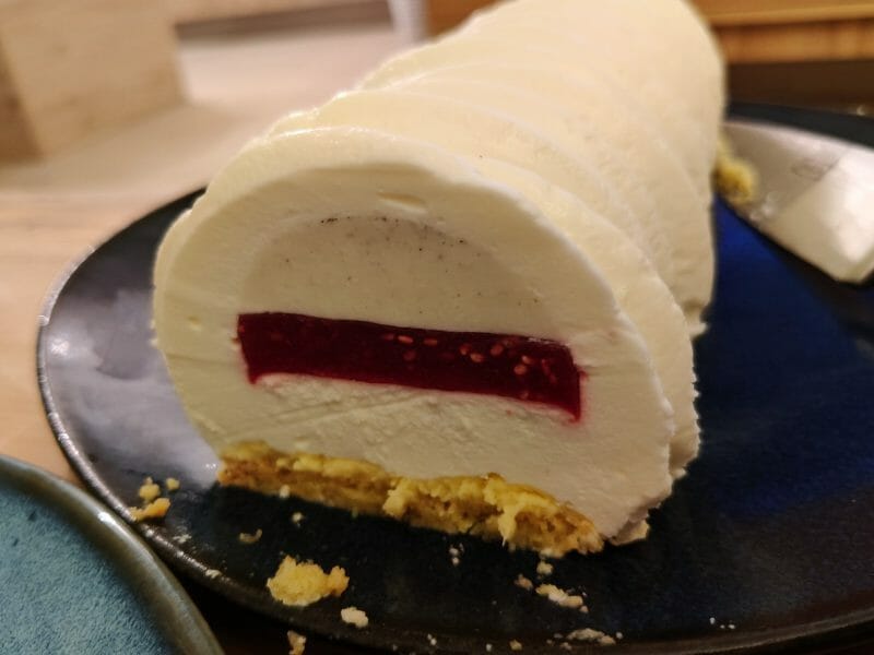 Cliquez pour zoomer ! Bûche citron et framboises Thermomix par erwann_8
