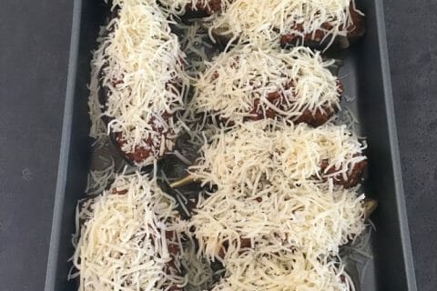 Cliquez pour zoomer ! Aubergines farcies à la viande hachée Thermomix par terater67