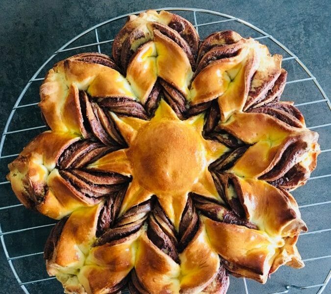 Cliquez pour zoomer ! Brioche étoilée au Nutella Thermomix par ce.farjon