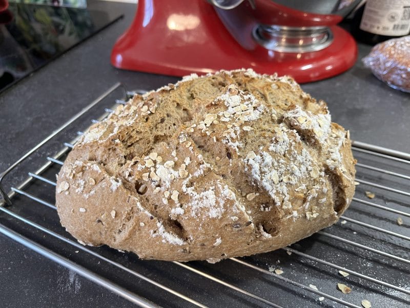 Cliquez pour zoomer ! Pain aux flocons d’avoine en cocotte Thermomix par flote