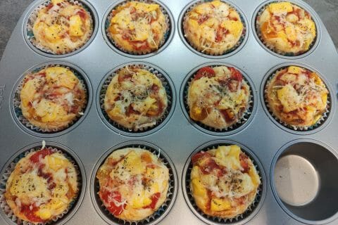 Cliquez pour zoomer ! Muffins salés façon pizza Thermomix par maariie3