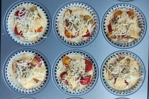 Cliquez pour zoomer ! Muffins salés façon pizza Thermomix par maariie3