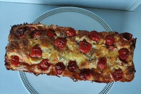 Cliquez pour zoomer ! Cake tomates mozzarella et lardons Thermomix par maariie3
