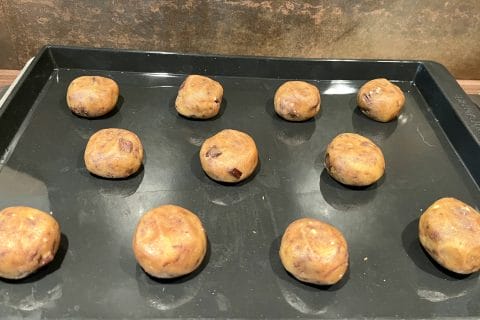 Cliquez pour zoomer ! Cookies beurre de cacahuète et pépites de chocolat Thermomix par Muyato