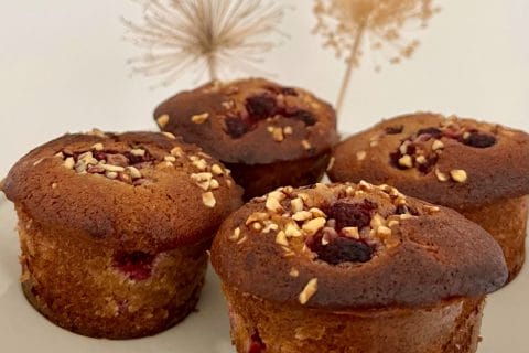 Cliquez pour zoomer ! Muffins aux mûres façon crumble Thermomix par Muyato
