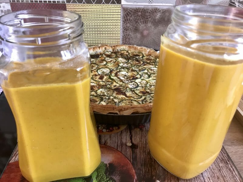 Velouté de patate douce au lait de coco au Thermomix - Cookomix