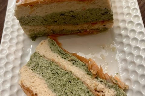 Cliquez pour zoomer ! Terrine de saumon frais et fumé Thermomix par Muyato