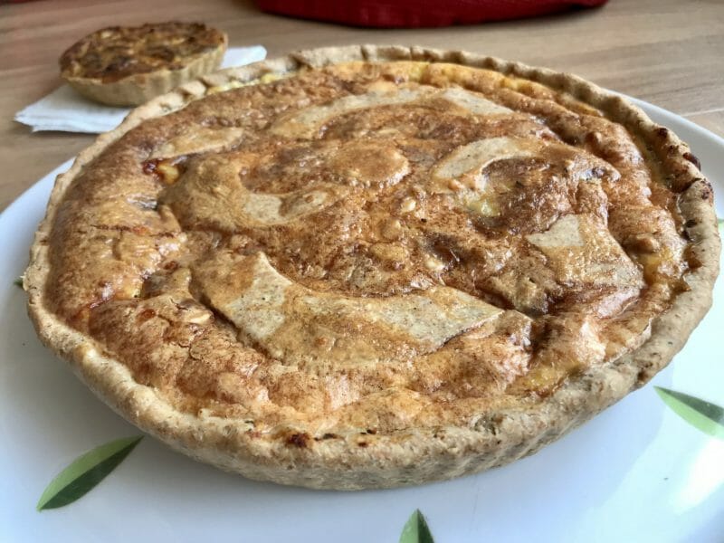 Cliquez pour zoomer ! Tarte à l’ail Thermomix par Muyato