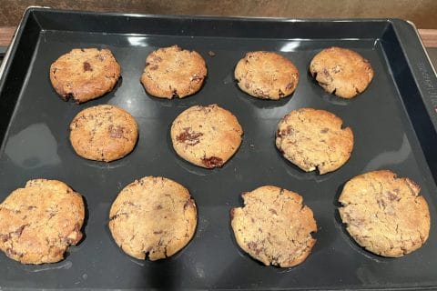 Cliquez pour zoomer ! Cookies beurre de cacahuète et pépites de chocolat Thermomix par Muyato