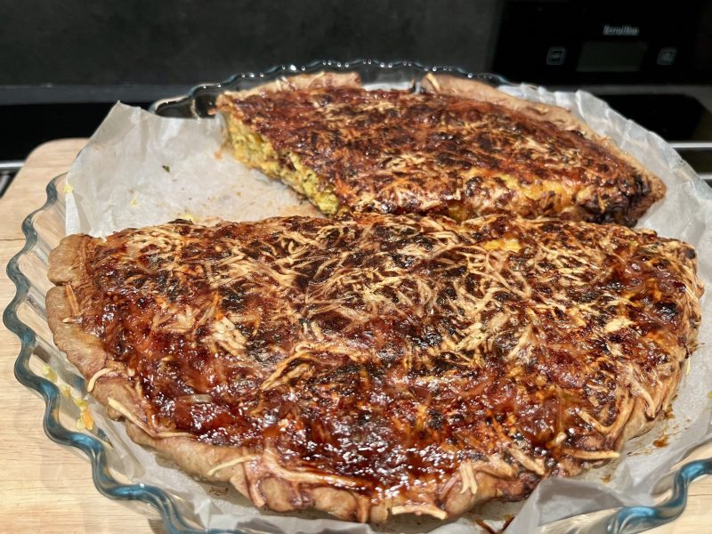 Cliquez pour zoomer ! Tarte courgettes et carottes Thermomix par Muyato