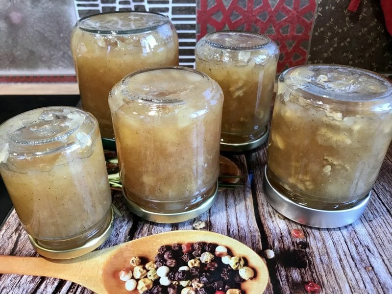 Cliquez pour zoomer ! Confiture de poires à la cannelle Thermomix par Muyato