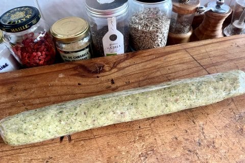 Cliquez pour zoomer ! Sablés apéritifs ail des ours et beaufort Thermomix par Muyato