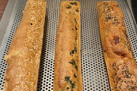 Cliquez pour zoomer ! Cake salé jambon fromage et olives Thermomix par Muyato