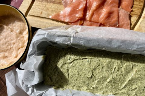 Cliquez pour zoomer ! Terrine de saumon frais et fumé Thermomix par Muyato