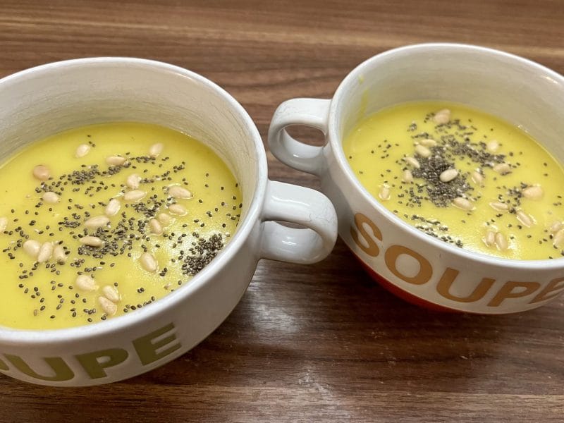 Cliquez pour zoomer ! Velouté à l’oignon et aux pommes de terre Thermomix par Muyato