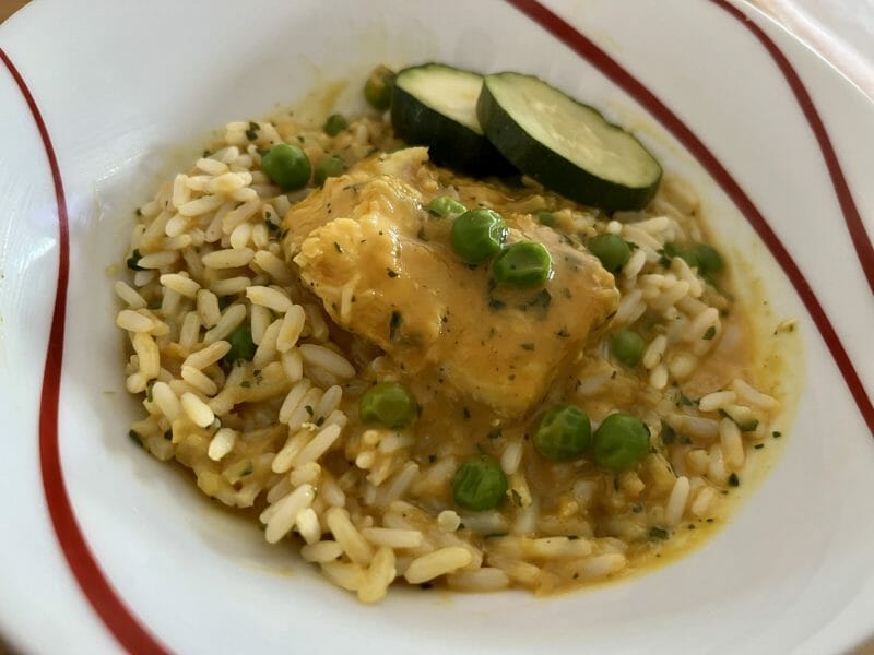Cliquez pour zoomer ! Curry de poisson au lait de coco Thermomix par Muyato