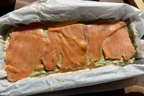 Cliquez pour zoomer ! Terrine de saumon frais et fumé Thermomix par Muyato