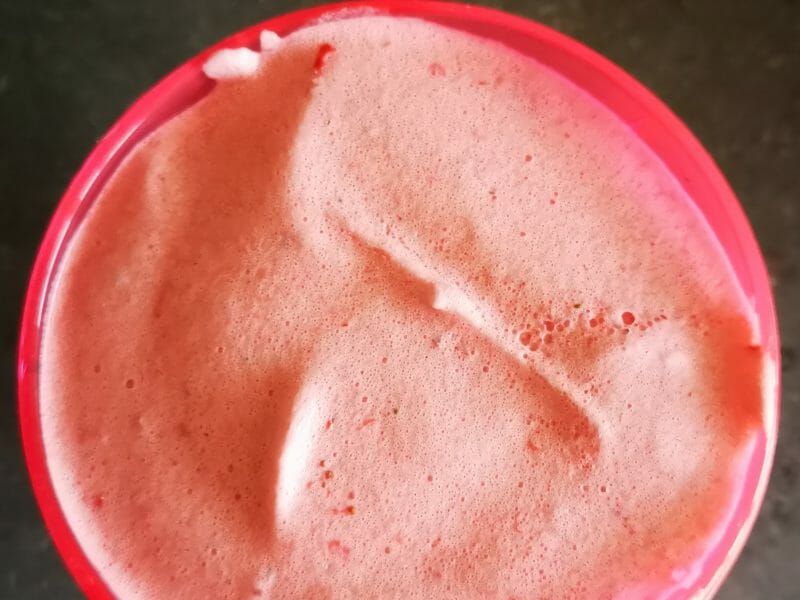 Cliquez pour zoomer ! Mousse de fraises Thermomix par OlivierD
