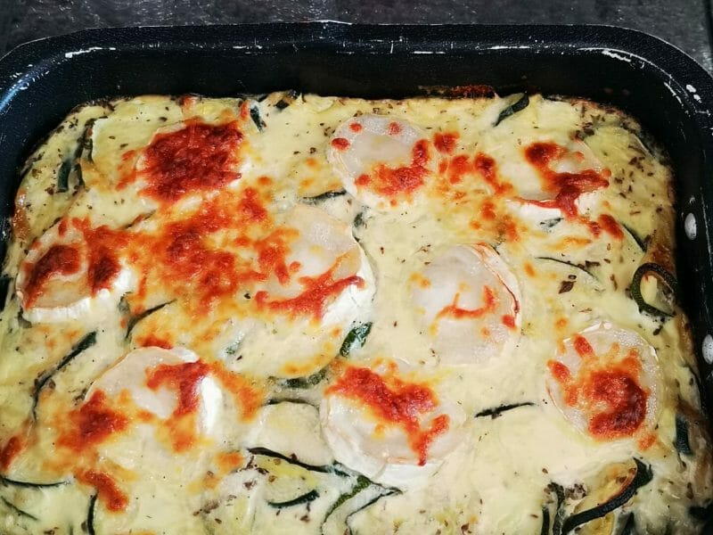 Cliquez pour zoomer ! Gratin de courgettes au chèvre Thermomix par OlivierD