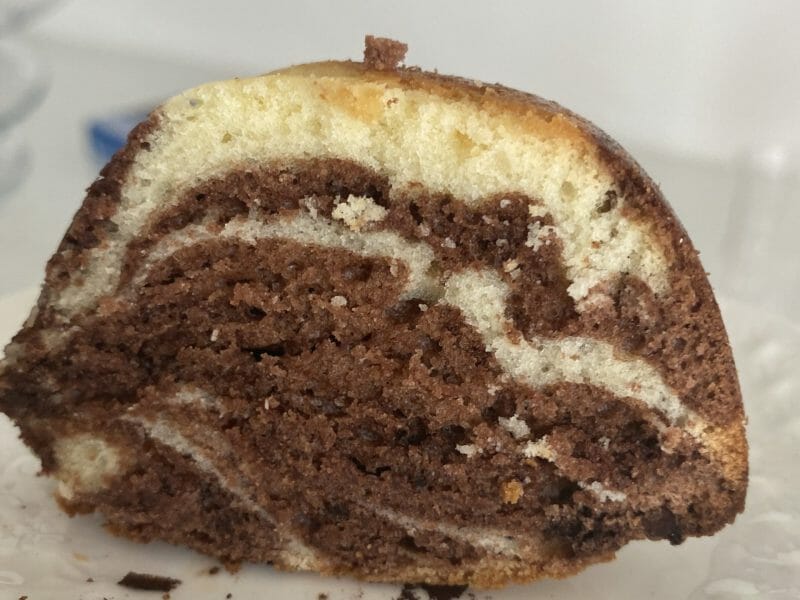 Cliquez pour zoomer ! Gâteau zébré Thermomix par Doun’Ss