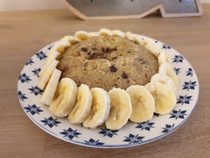 Cliquez pour zoomer ! Bowl cake banane et pépites de chocolat Thermomix par Laeti_Titia