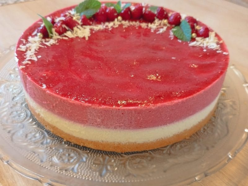 Cliquez pour zoomer ! Bavarois aux framboises Thermomix par Christine1983
