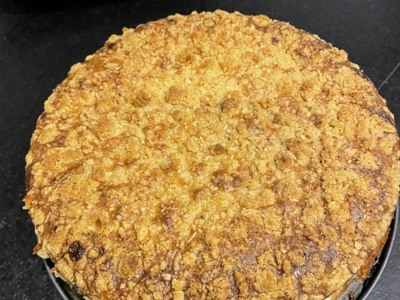 Cliquez pour zoomer ! Tarte aux pommes façon crumble Thermomix par mireille_76