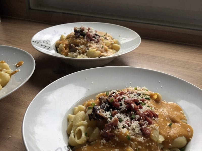 Cliquez pour zoomer ! Tortiglioni à la crème de butternut confite au four Thermomix par Manou