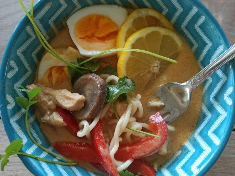 Cliquez pour zoomer ! Ramen thaï au poulet Thermomix par DanaëlleT.