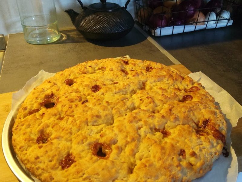 Cliquez pour zoomer ! Focaccia aux figues et gorgonzola Thermomix par Lilie45