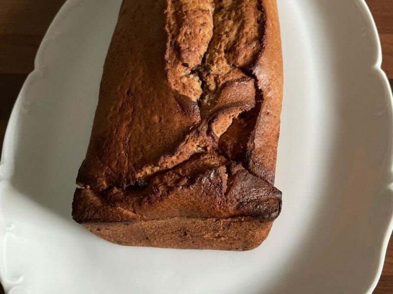 Cliquez pour zoomer ! Cake banane et pépites de chocolat Thermomix par Yotqs