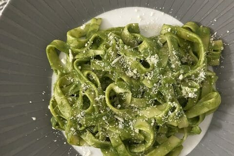 Cliquez pour zoomer ! Tagliatelles à la crème d’épinards Thermomix par melsaya