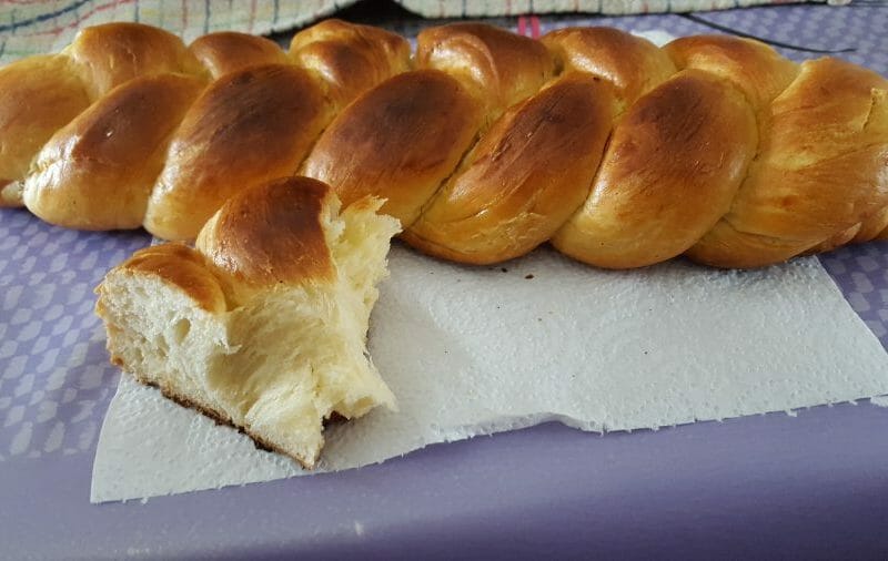 Cliquez pour zoomer ! Brioche tressée à la mie filante Thermomix par Sab85