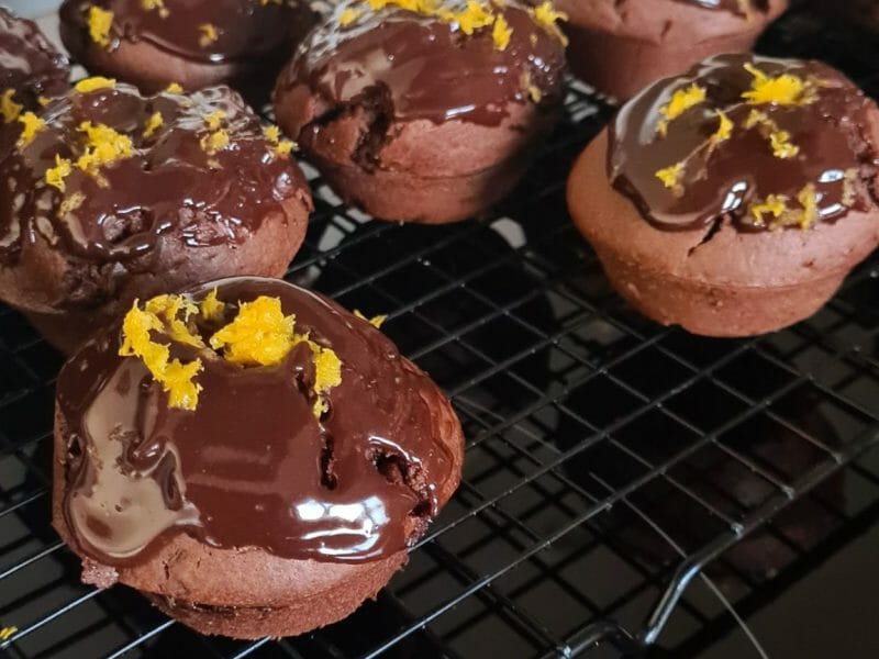 Cliquez pour zoomer ! Muffins façon Sacher Thermomix par MIVAGEAR