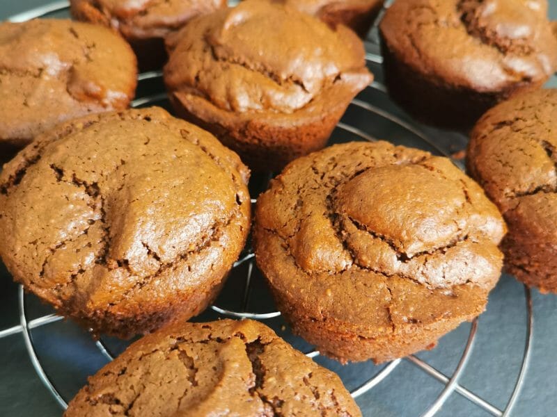 Cliquez pour zoomer ! Muffins au chocolat sans gluten ni lactose Thermomix par lululalsacienne
