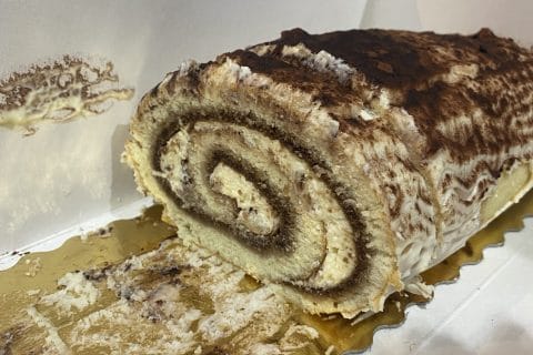 Cliquez pour zoomer ! Bûche Tiramisu Thermomix par jmrt