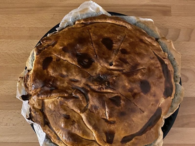Cliquez pour zoomer ! Tourte aux poireaux et au saumon fumé Thermomix par lisavdu