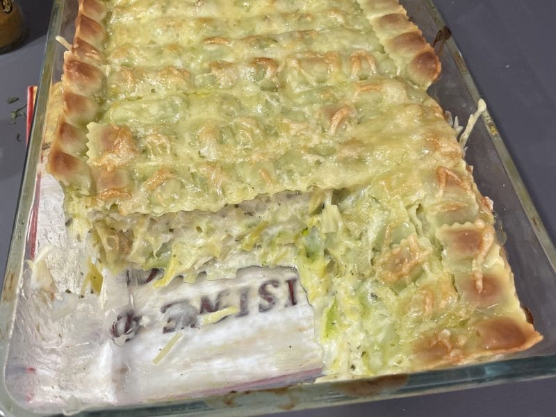 Cliquez pour zoomer ! Gratin de ravioles aux poireaux Thermomix par Stefanie86