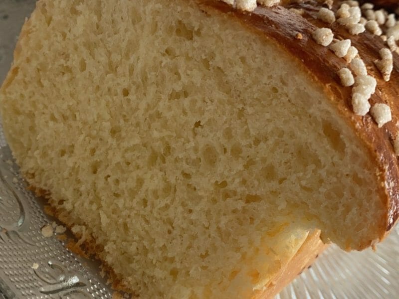 Cliquez pour zoomer ! Brioche tressée à la mie filante Thermomix par tiitin