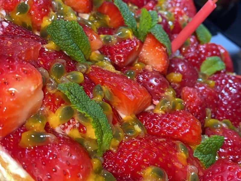Cliquez pour zoomer ! Tarte aux fraises sans cuisson Thermomix par tiitin