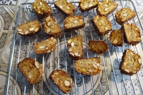 Cliquez pour zoomer ! Biscotti amandes, abricots et pistaches Thermomix par nonotte74